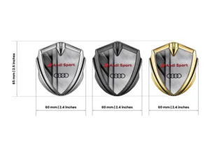 Audi Fender Abzeichen Limitierte Edition Premium Emblem